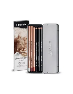 Caja Metálica 6 Piezas Básico Esbozo Rembrandt Lyra