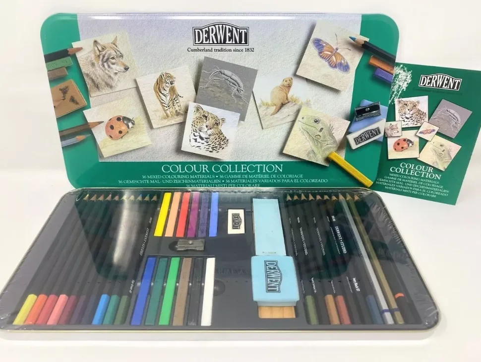 Caja metálica 36 piezas Colour Collection Derwent