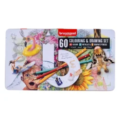 Caja Metálica 60 Piezas Creative Artist Bruynzeel