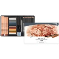 Caja Metálica 35 Piezas Esbozo Rembrandt Lyra