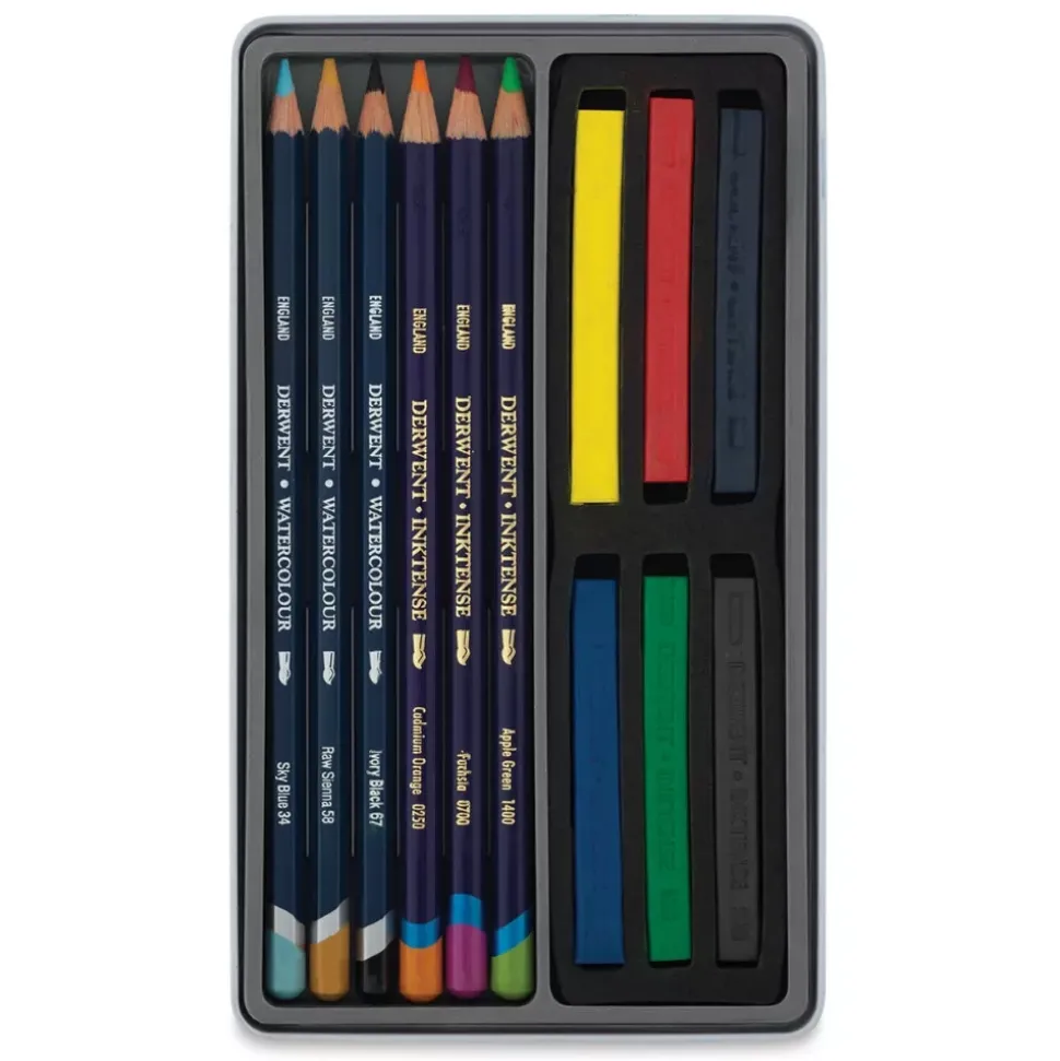Caja metálica 12 piezas Watercolour Derwent
