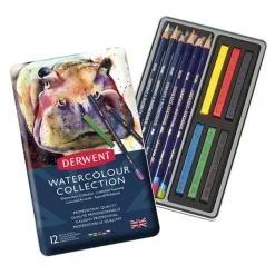 Caja metálica 12 piezas Watercolour Derwent