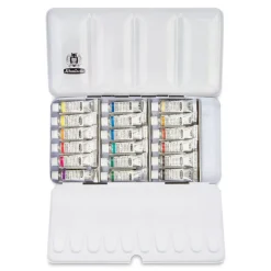 Caja metálica 18 tubos de acuarela Schmincke 5ml