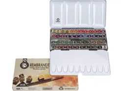 Caja metálica Acuarela Rembrandt 48 pastillas