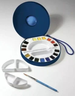 Caja metálica de 18 acuarelas Aquafine Daler Rowney