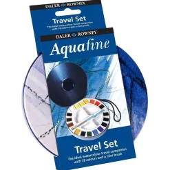 Caja metálica de 18 acuarelas Aquafine Daler Rowney
