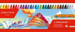Caja metálica de 30 ceras Neocolor I