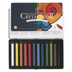 Caja metálica de 12 Pastellcarré Cretacolor