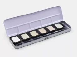 Caja Metálica de 6 Pigmentos Iridiscentes High Sparkling Finetec