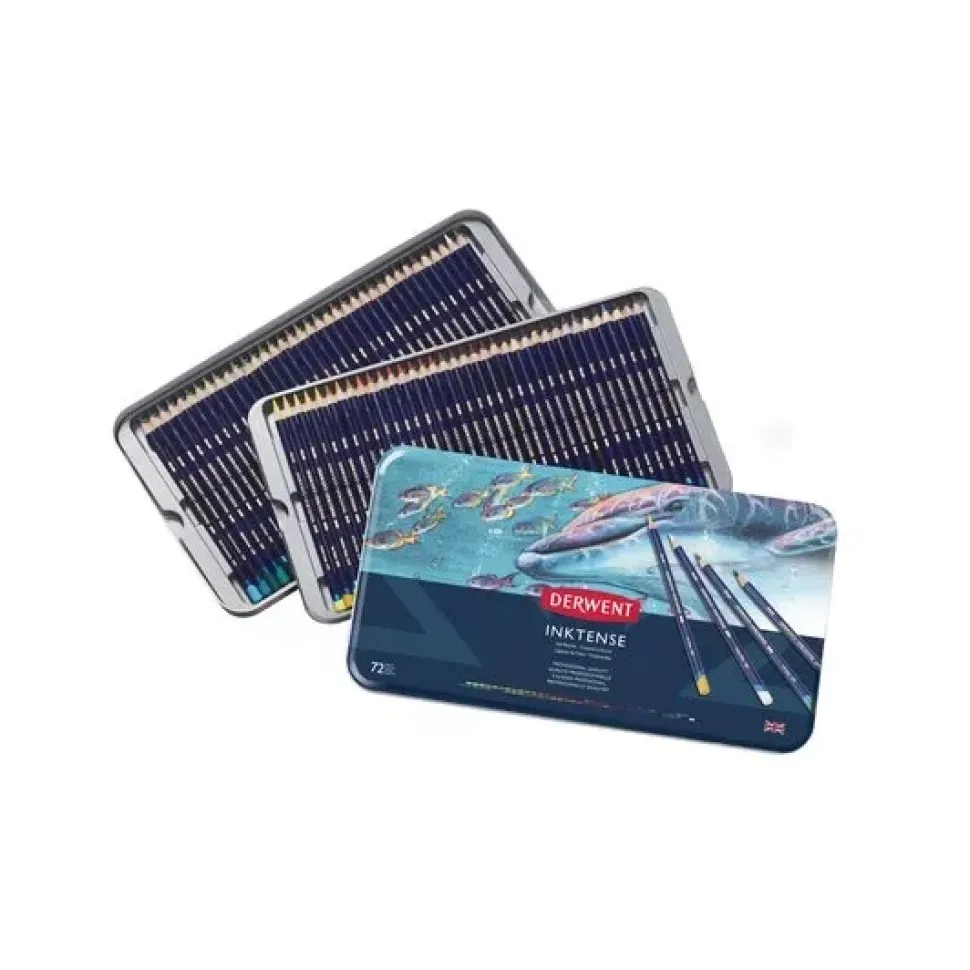 Caja metálica lápices Inktense Derwent