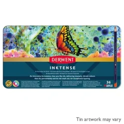 Caja metálica lápices Inktense Derwent