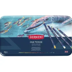 Caja metálica lápices Inktense Derwent