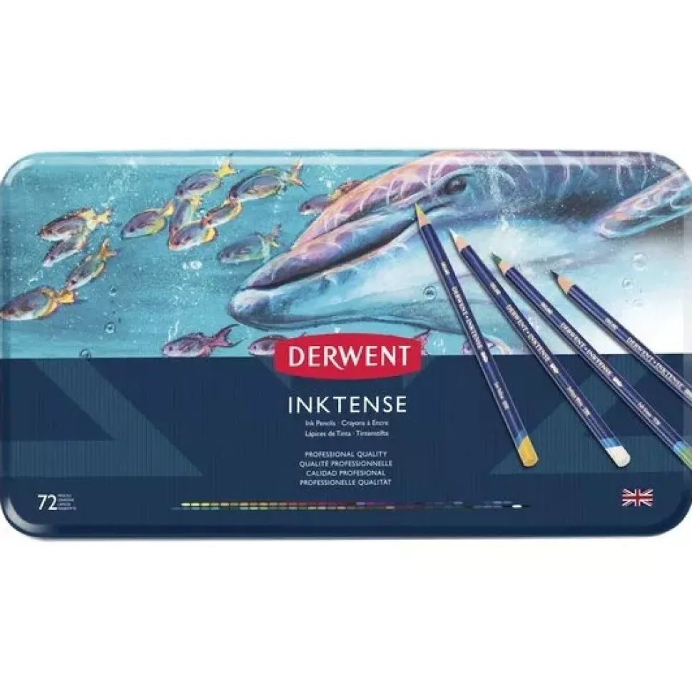 Caja metálica lápices Inktense Derwent