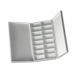 Caja metálica rellenable