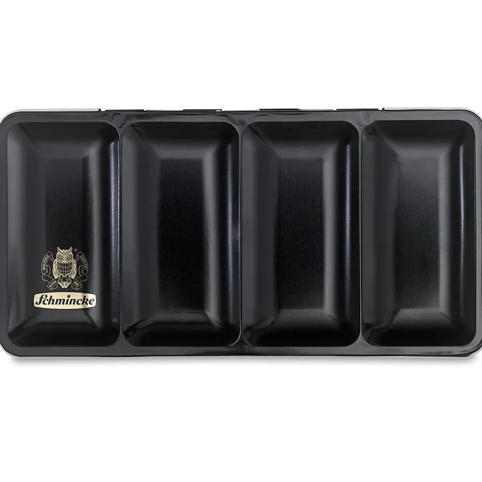 Caja metálica vacía para 24 godets Schmincke