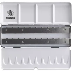 Caja metálica vacía para 12 godets Schmincke