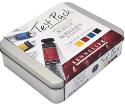 Caja Test Pack de 5 acrílicos Sennelier