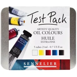 Caja Test Pack de 5 óleos extrafino Sennelier