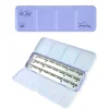 Caja vacía metálica 21 godets celeste White Nights