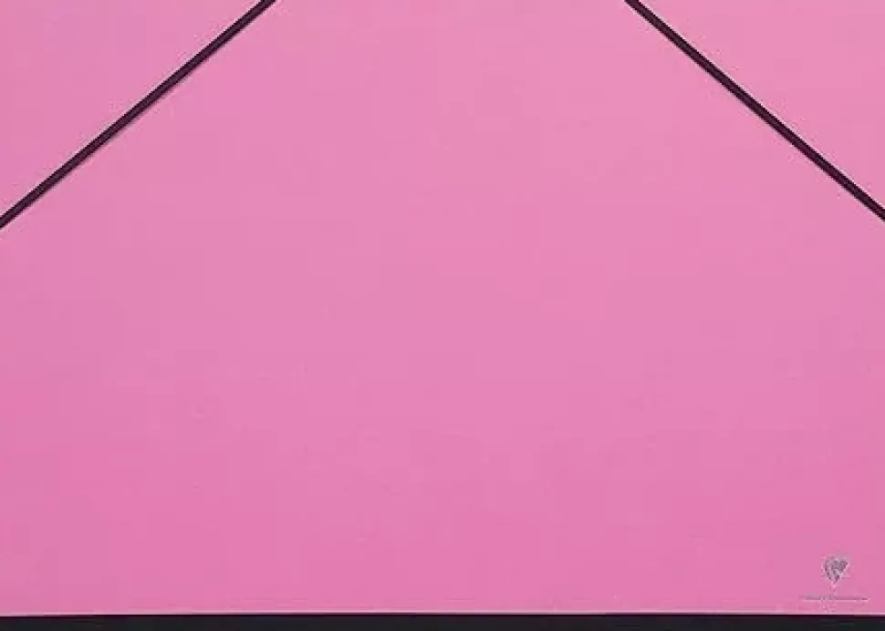Carpeta de dibujo con cierre elástico fucsia 52x72cm Clairefontaine