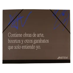 Carpeta de dibujo con gomas Hartem 52 x 72cm