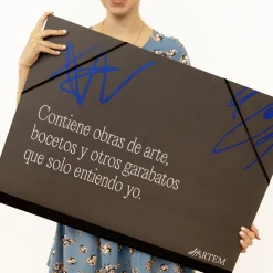 Carpeta de dibujo con gomas Hartem 52 x 72cm