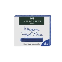 Cartuchos de repuesto tinta Azul Real Faber-Castell