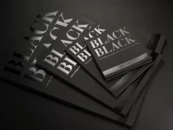 Cartulina Black Black Fabriano 50x70cm 680g/m²