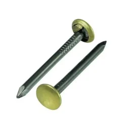 Clavos de acero con cabeza de latón 2,5cm Blitz
