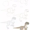 Cómo dibujar dinosaurios en sencillos pasos