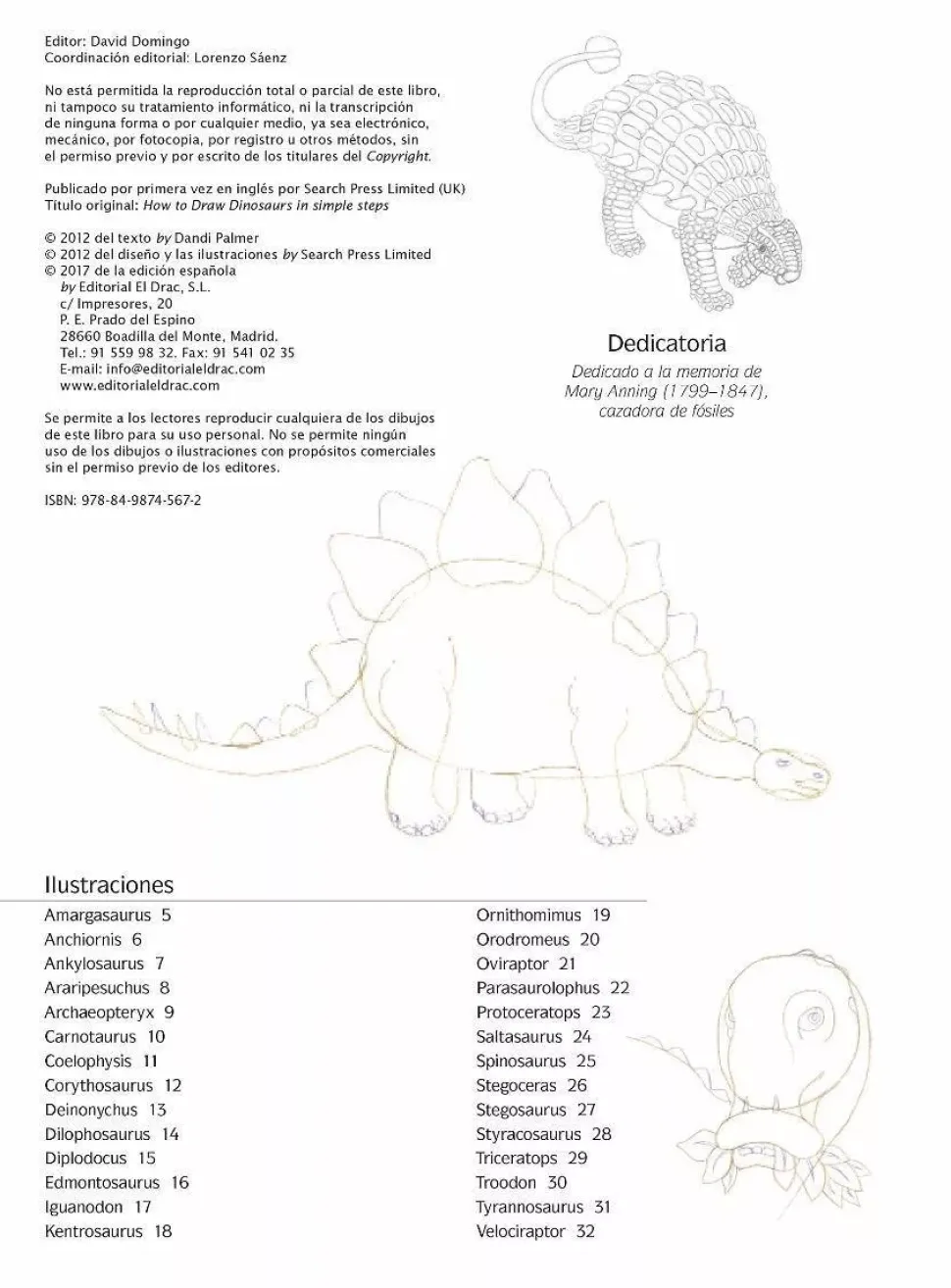 Cómo dibujar dinosaurios en sencillos pasos