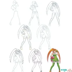 Cómo dibujar Manga chicas en sencillos pasos