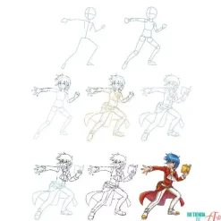 Cómo dibujar Manga chicos en sencillos pasos