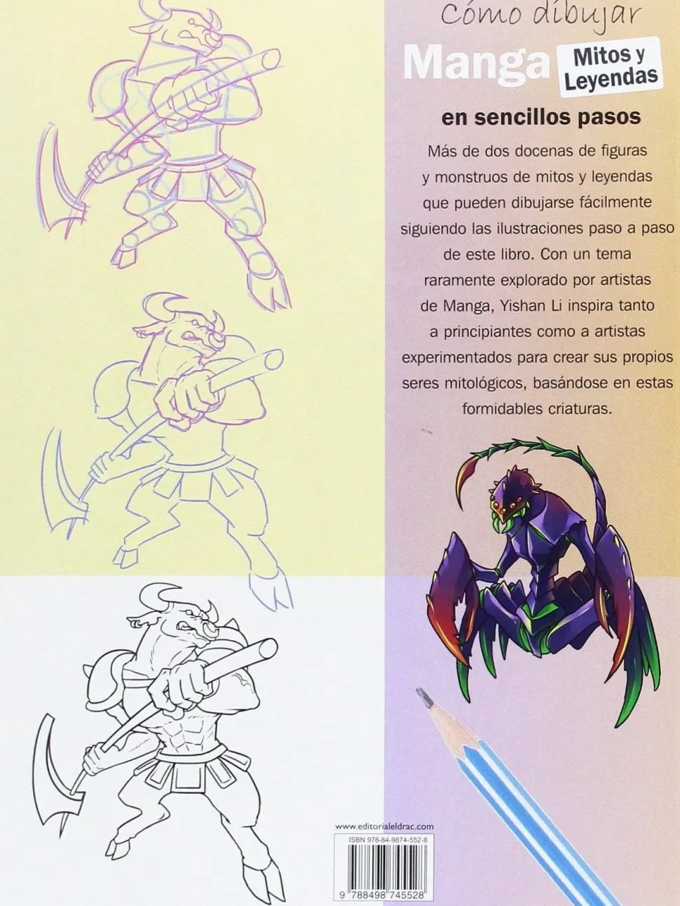 Cómo dibujar Manga mitos y leyendas en sencillos pasos