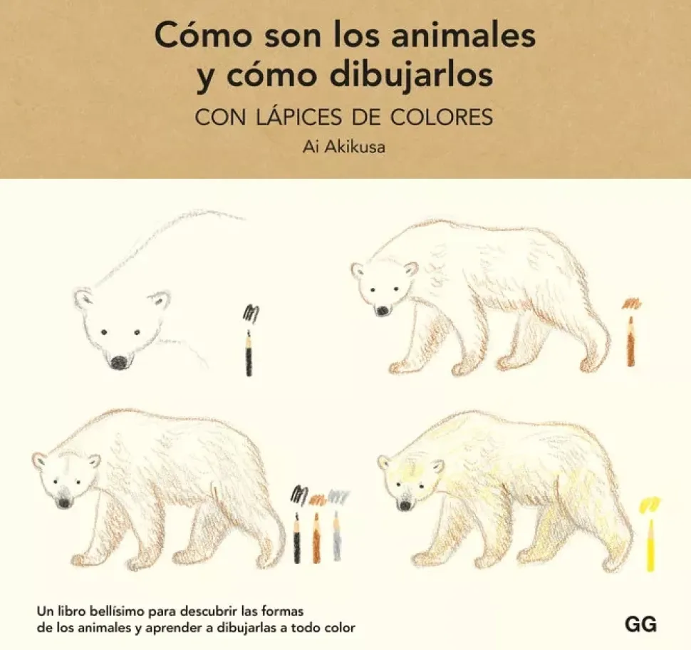 Cómo son los animales y cómo dibujarlos con Lápices de Colores