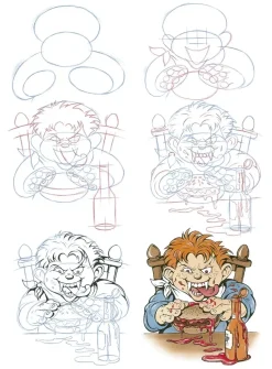 Como dibujar Vampiros en sencillos pasos