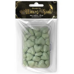 Corazones de lacre Mint Pastel Wax and Seals Stamperia