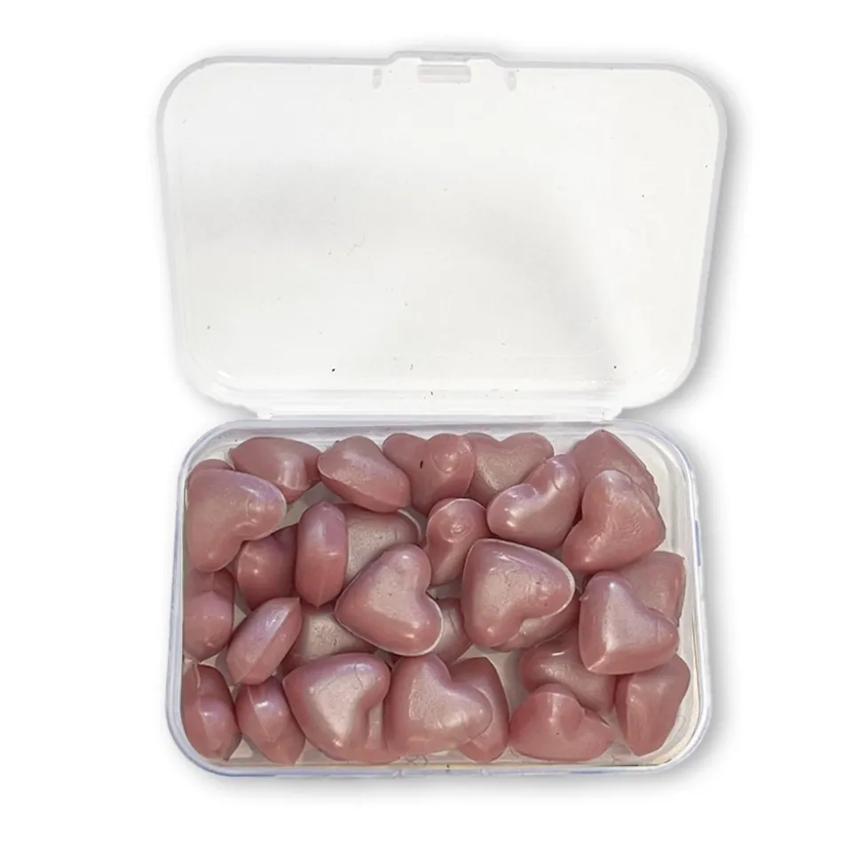 Corazones de lacre Rosa Perlado Wax and Seals Stamperia