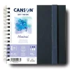 Cuaderno Acuarela Montval Espiral Grano Fino Canson 20x20cm 300g/m²