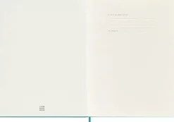 Cuaderno azul arrecife tapa dura rayas Classic Moleskine 13x21cm