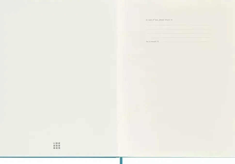 Cuaderno azul arrecife tapa dura rayas Classic Moleskine 13x21cm