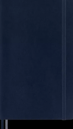 Cuaderno Azul Liso tapa blanda Classic Moleskine 13x21cm