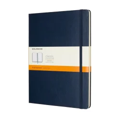 Cuaderno Azul zafiro Clásico Tapa Dura Rayas 19x25cm Moleskine