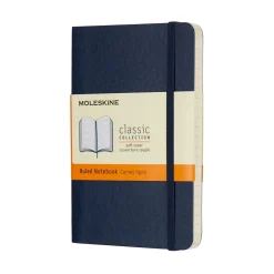 Cuaderno Azul zafiro Clásico Tapa Blanda Rayas 9x14cm Moleskine