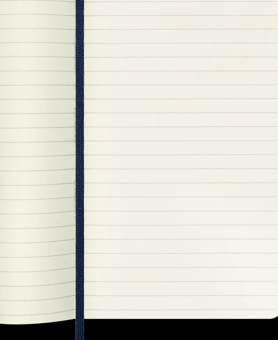 Cuaderno Azul zafiro Clásico Tapa Blanda Rayas 9x14cm Moleskine