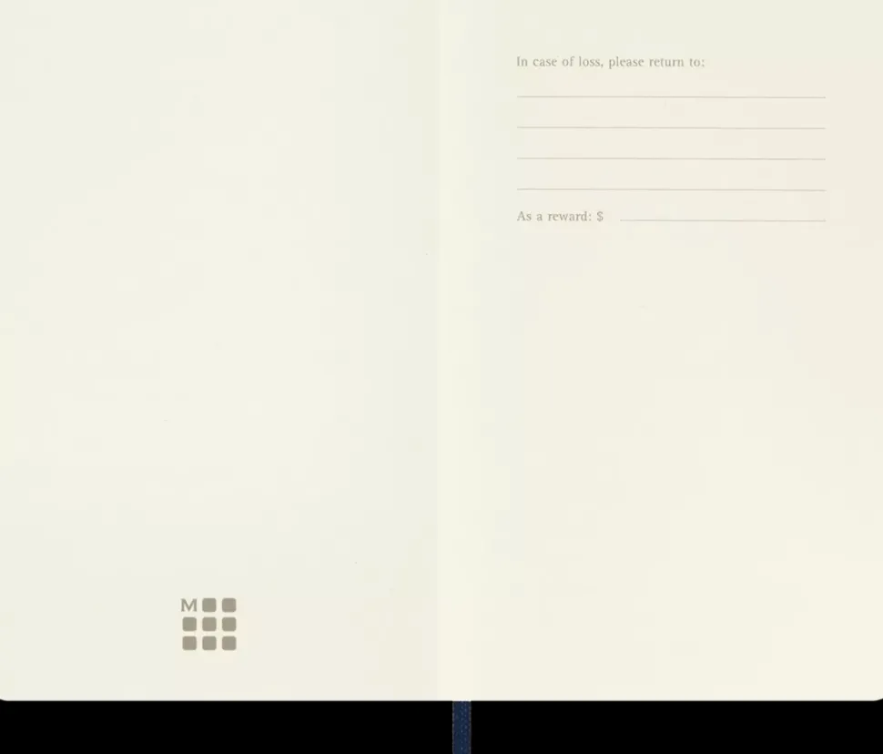 Cuaderno Azul zafiro Clásico Tapa Blanda Rayas 9x14cm Moleskine