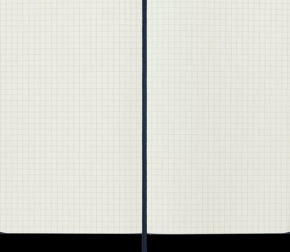Cuaderno Azul Zafiro Cuadriculado tapa blanda Moleskine 13x21cm