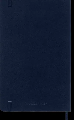 Cuaderno Azul Zafiro Cuadriculado tapa blanda Moleskine 13x21cm