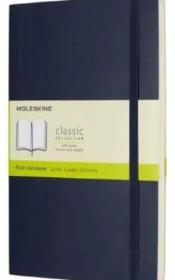 Cuaderno Azul Zafiro Liso tapa blanda Moleskine 13x21cm