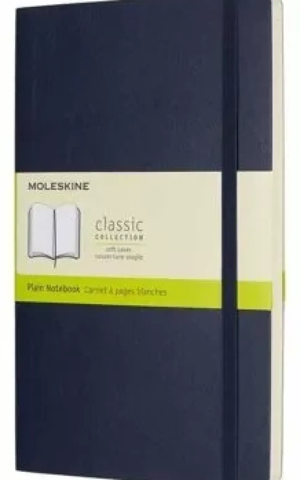 Cuaderno Azul Zafiro Liso tapa blanda Moleskine 13x21cm